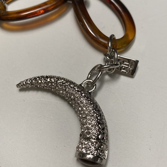 LAUREN RALPH LAUREN Canyon Chic Pave Horn Oval Link Bracelet $68 - Picture 2 of 7